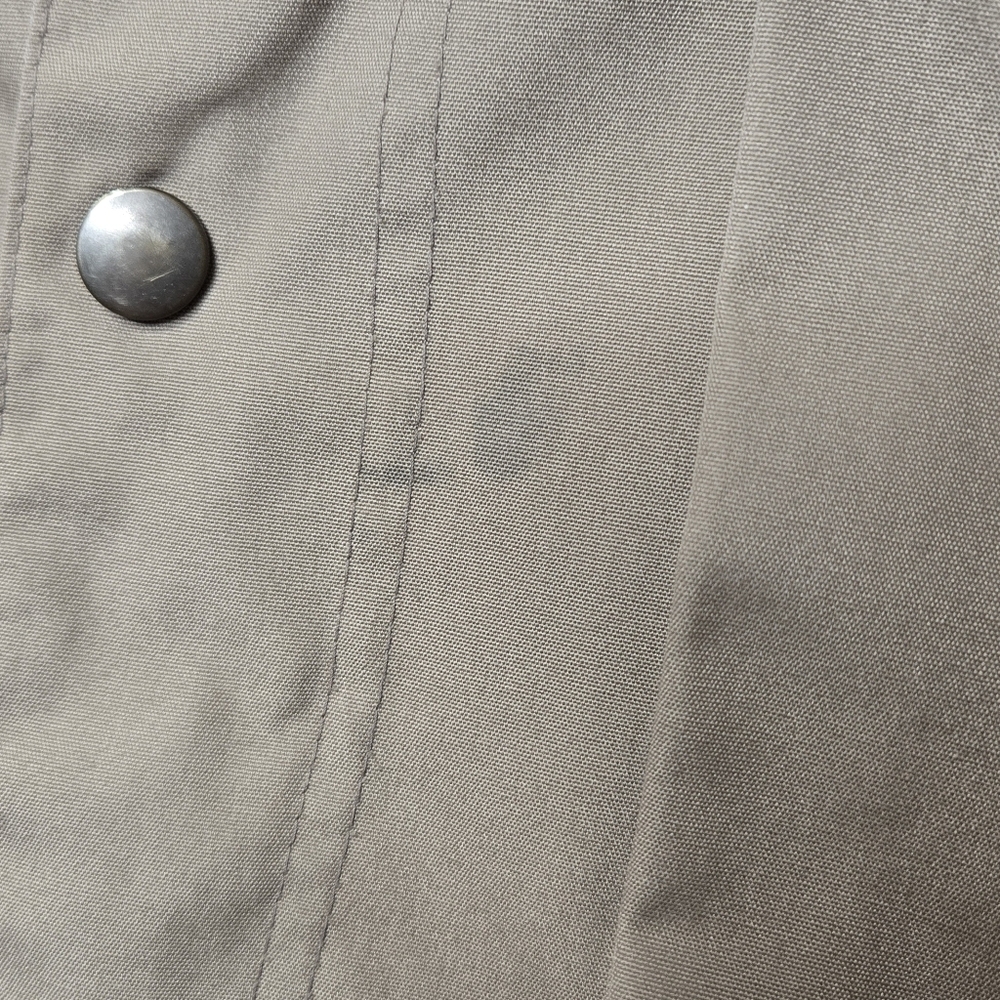 Vintage Swingster Mens Kahki Jacket Sz M Flannel Lined Two Way Zipper Utility - Picture 16 of 16